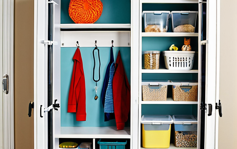 애완동물과 실내 환경 조화 - Stylish Pet-Friendly Living Room**

"A beautifully decorated living room, safe for work, appropriate...